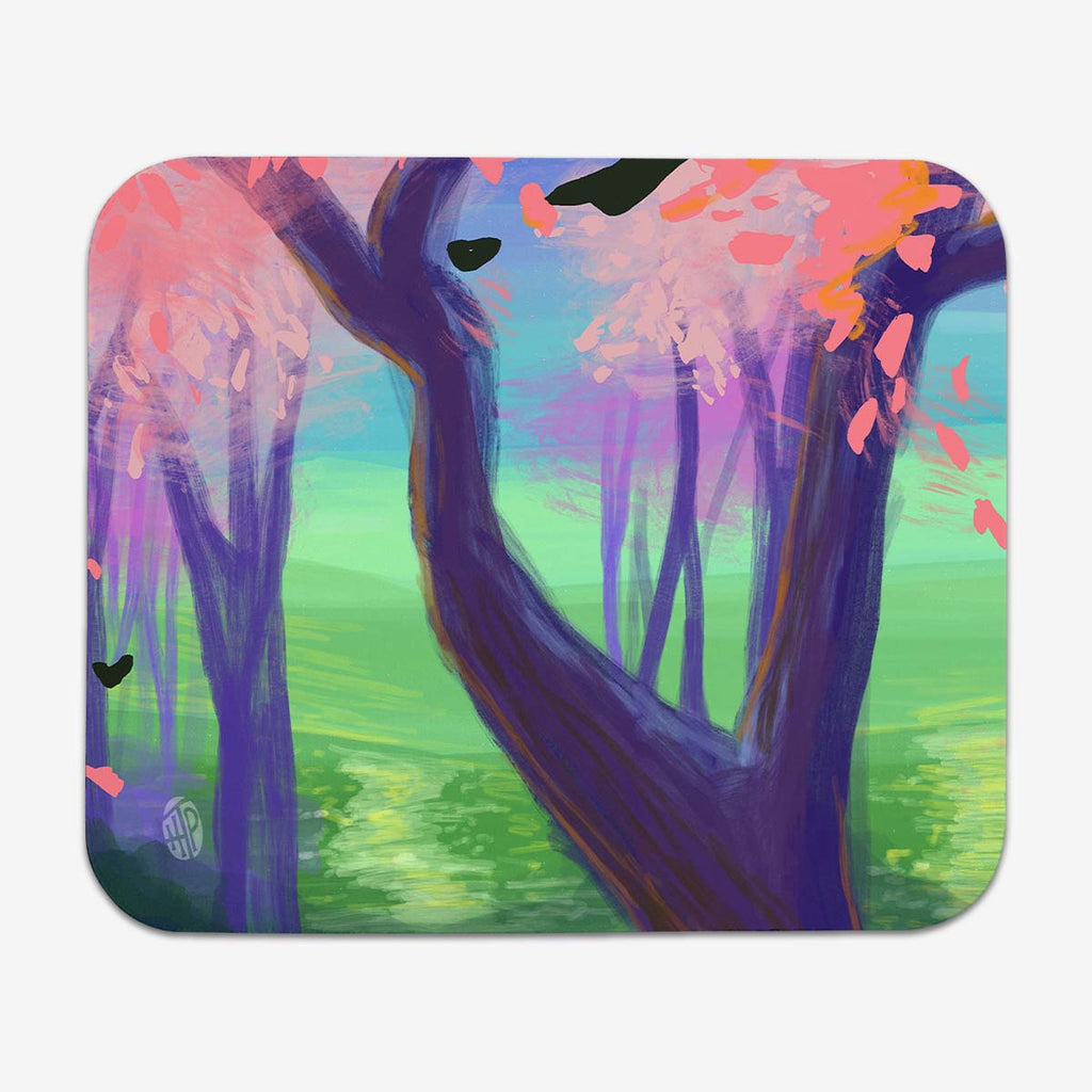 Morning In The Forest Mousepad - Creytabell - Mockup