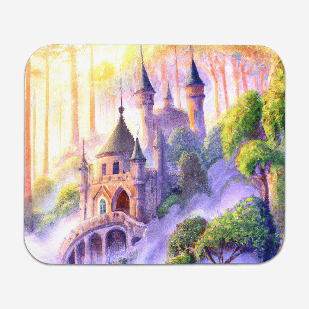 Elven Forest Castle Mousepad