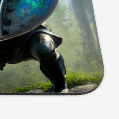 The Frog Warrior Mousepad - DALL-E By Open AI - Corner
