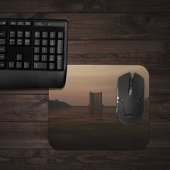 Tower Beyond The Mist Mousepad - DALL-E By Open AI - Lifestyle