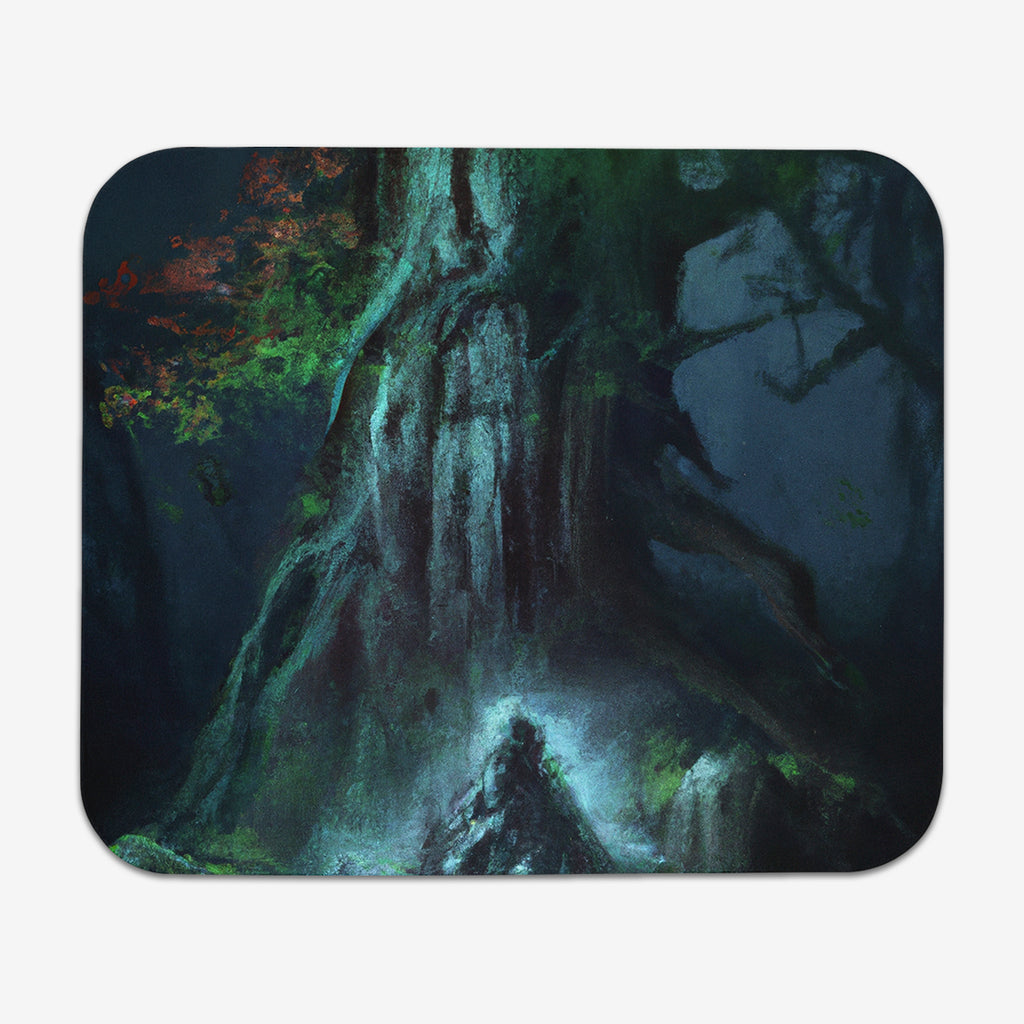 Tree of Darkness Mousepad - DALL-E By Open AI - Mockup