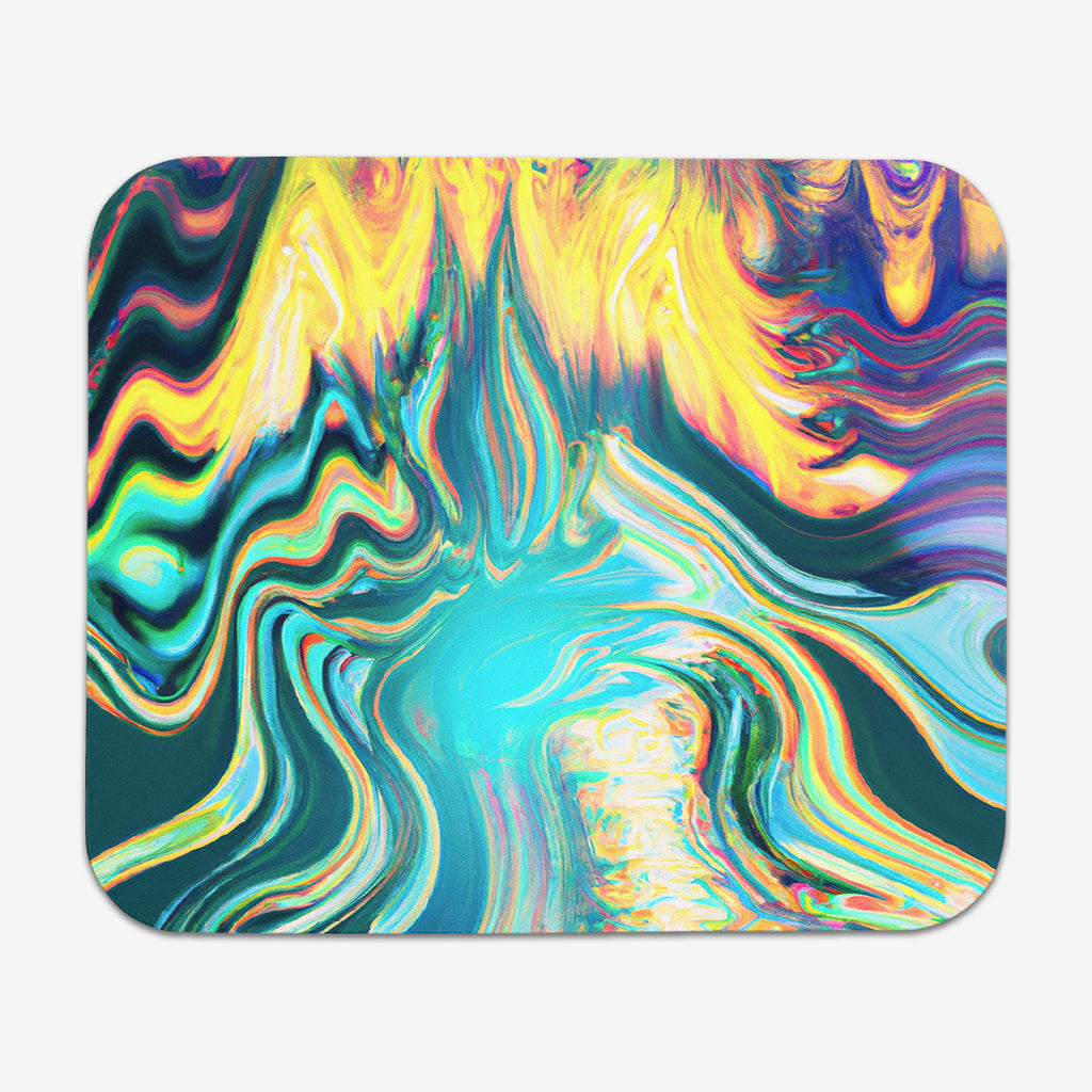 Underwater Lens Flare Mousepad - DALL-E By Open AI - Mockup