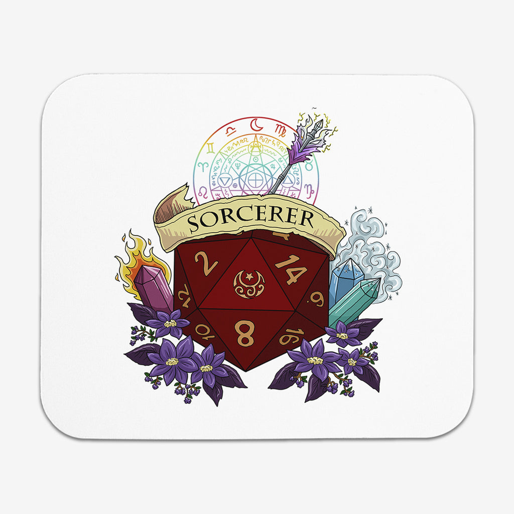 Sorcerer D20 Mousepad - Danielle Mahaffey - Mockup