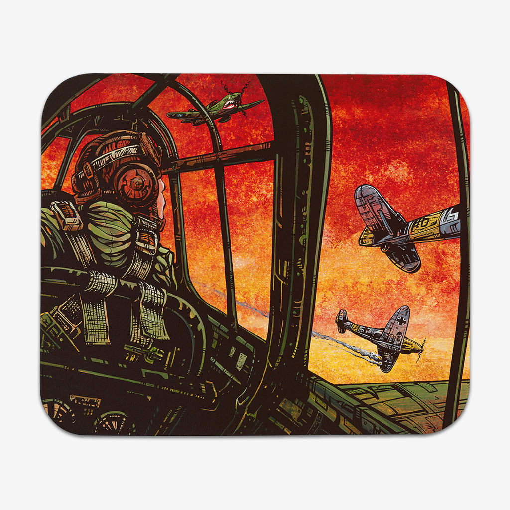 The Dog Fight Mousepad