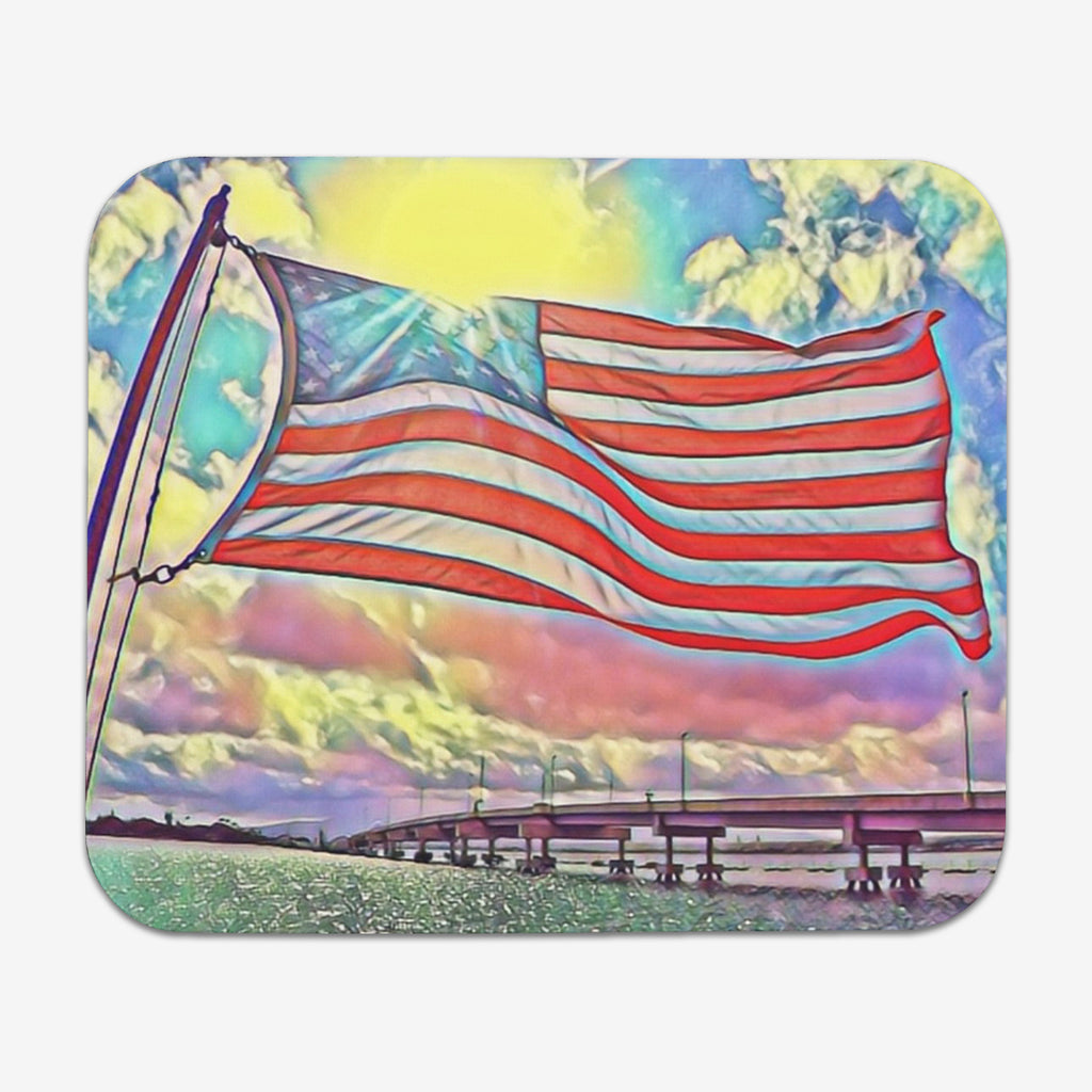 Pastel Flag Mousepad - Derek Shaffer - Mockup
