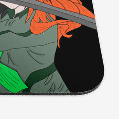 Red Head Warrior Mousepad - Derek Shaffer - Corner 