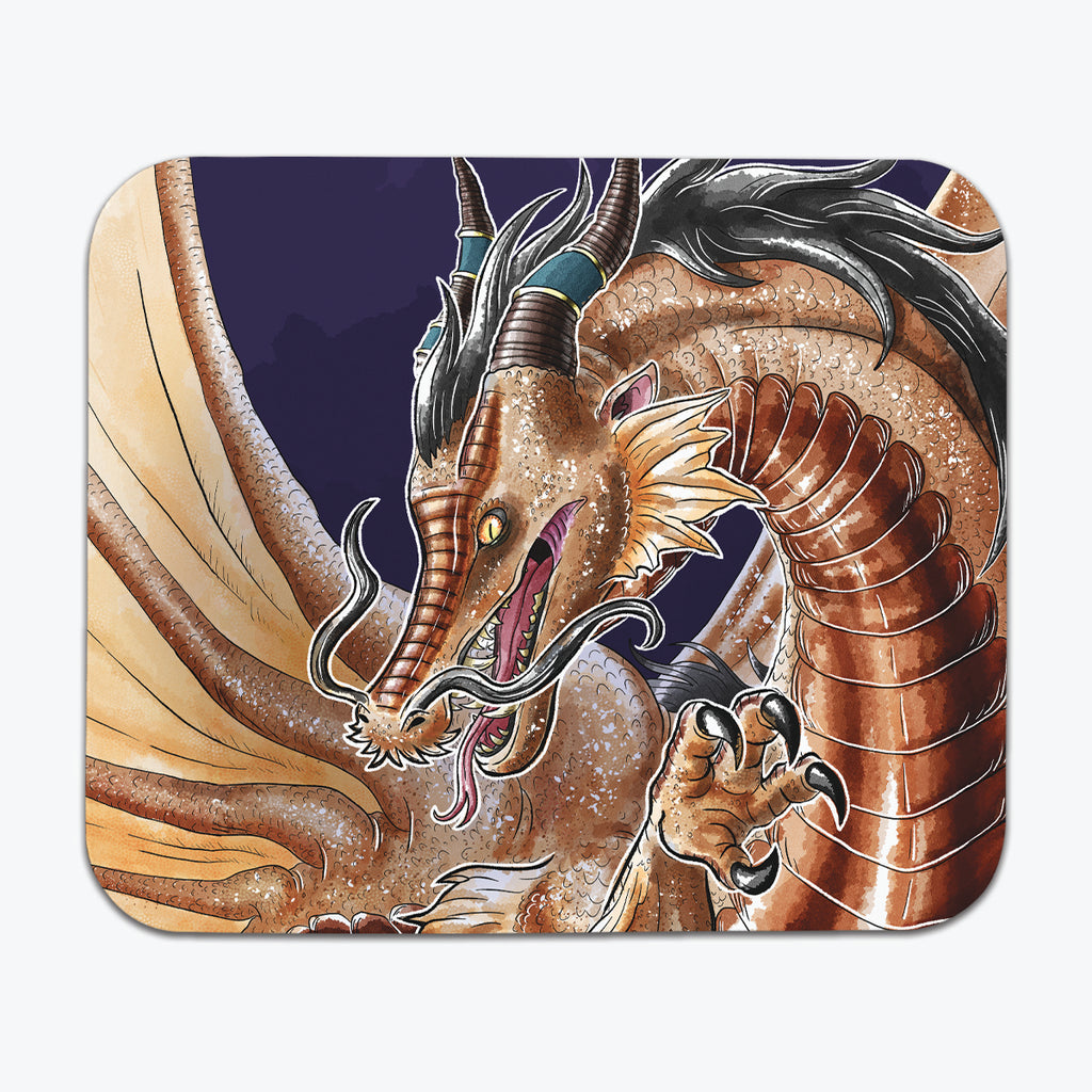Regal Copper Dragon Mousepad