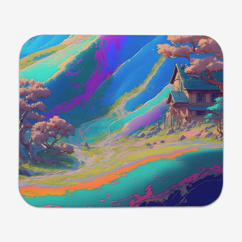 Colorful Garden Landscape Mousepad