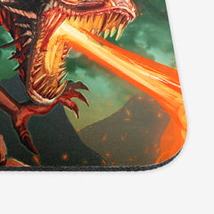 Inferno Dragon Mousepad - Fleeting Ember - Corner 