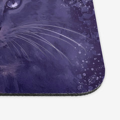Purple Cat Mousepad - Fleeting Ember - Corner