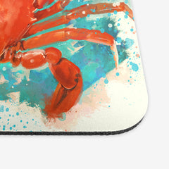 Red Crab Mousepad - Fleeting Ember - Corner