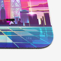 Synthwave Chicago Mousepad - Forge22 - Corner