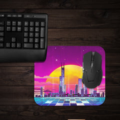 Synthwave Chicago Mousepad - Forge22 - LIfestyle