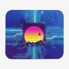 Synthwave Space Reactor Circuit Mousepad - Forge22 - Mockup