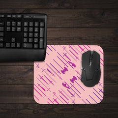 Blacksmith's Armory Mousepad - Inked Gaming - HD - Lifestyle - Pink