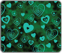 Cloudy Valentine Mousepad - Inked Gaming - HD - Mockup - Green