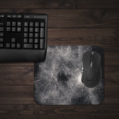 Cracks In Spiderweb AI Space Mousepad - Inked Gaming - AI - Lifestyle 