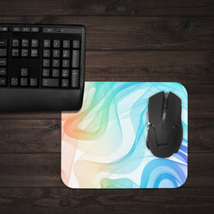 Crinkle Cut Tulle Mousepad - Inked Gaming - HD - Lifestyle - Rainbow 