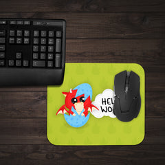 Drago Hello World Mousepad - Inked Gaming - KB - Lifestyle