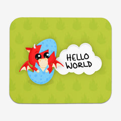 Drago Hello World Mousepad - Inked Gaming - KB - Mockup