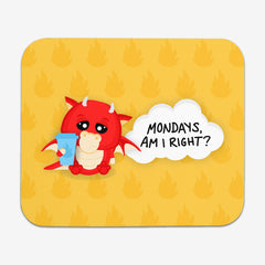 Drago Mondays Mousepad - Inked Gaming - KB - Mockup