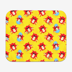 Drago Pattern Mousepad - Inked Gaming - KB - Mockup - Yellow