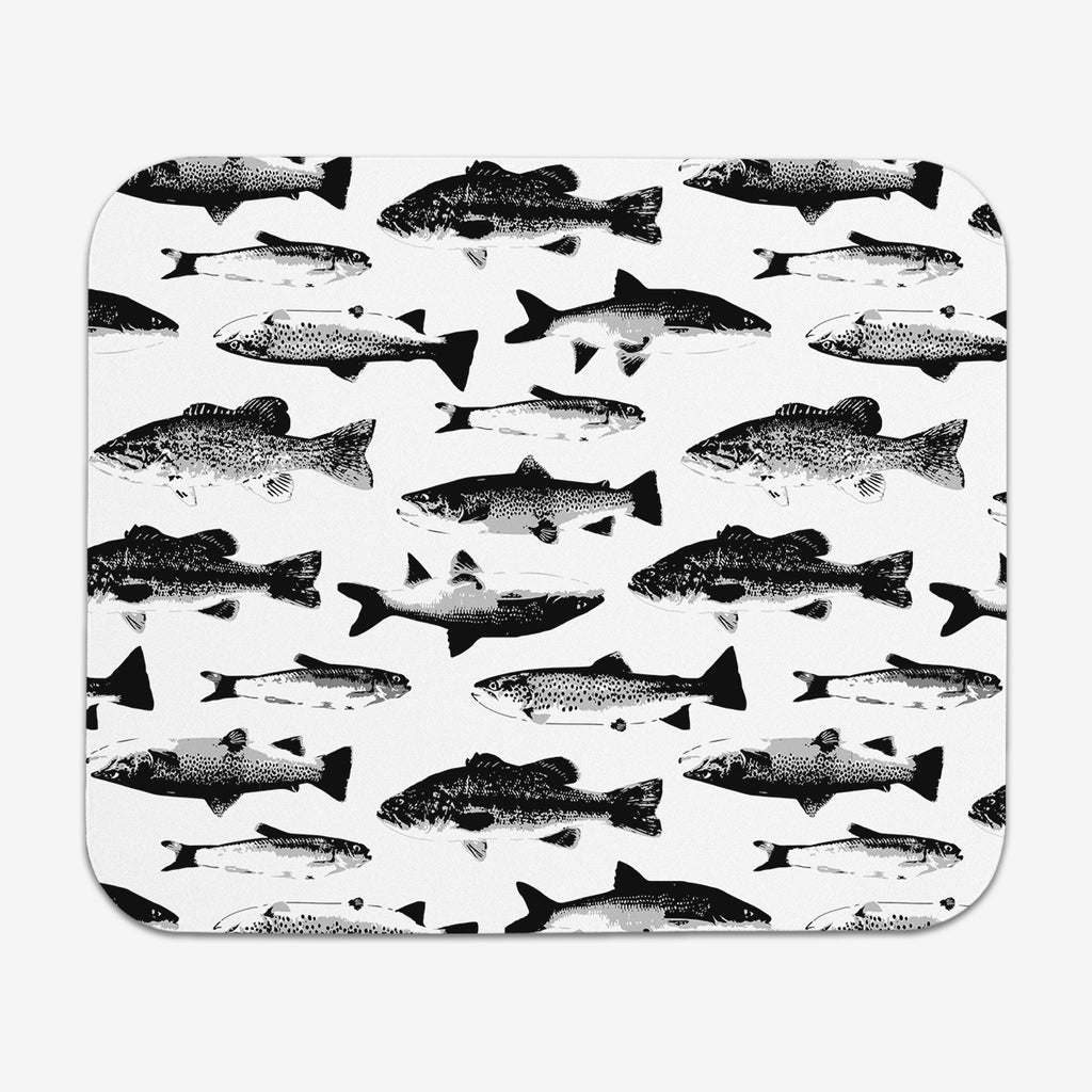 Fish Stamps Mousepad