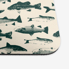 Fish Stamps Mousepad