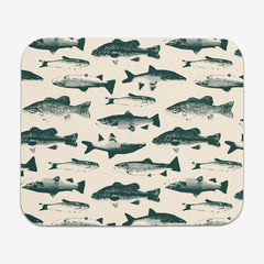 Fish Stamps Mousepad