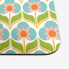 Flower Power Mousepad - Inked Gaming - HD - Corner - Green