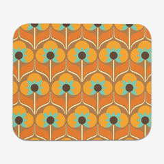 Flower Power Mousepad - Inked Gaming - HD - Mockup - Orange