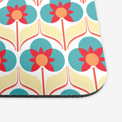 Flower Power Mousepad - Inked Gaming - HD - Corner - Red