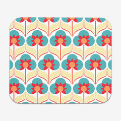 Flower Power Mousepad - Inked Gaming - HD - Mockup - Red