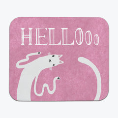 Hellooo Cat Mousepad