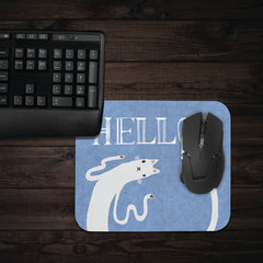 Hellooo Cat Mousepad