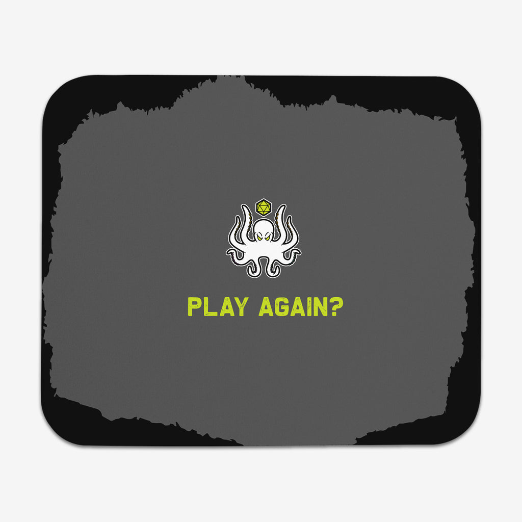 Inked Phrases "Play Again?" Mousepad