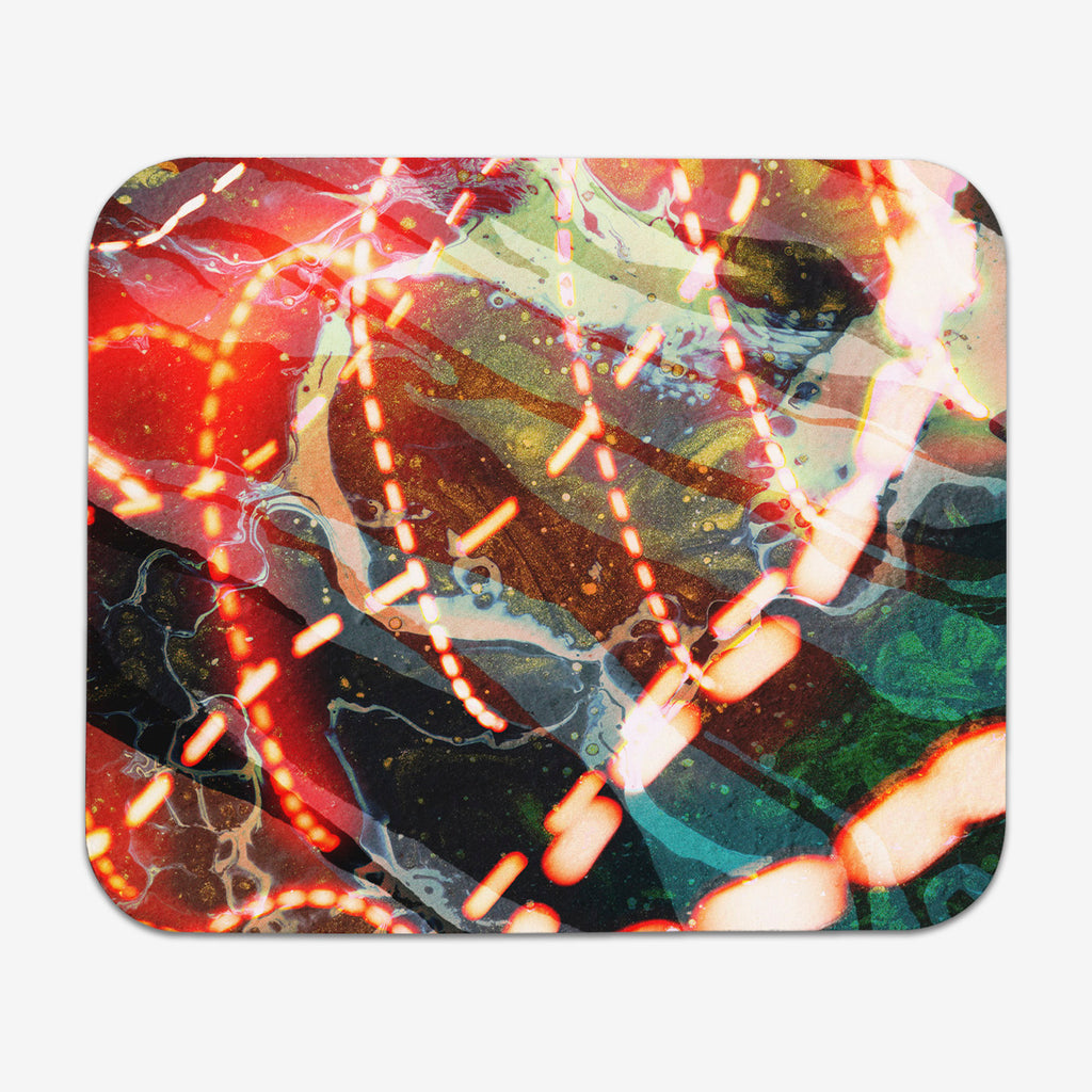 Neon Jungle Mousepad - Inked Gaming - KB - Mockup