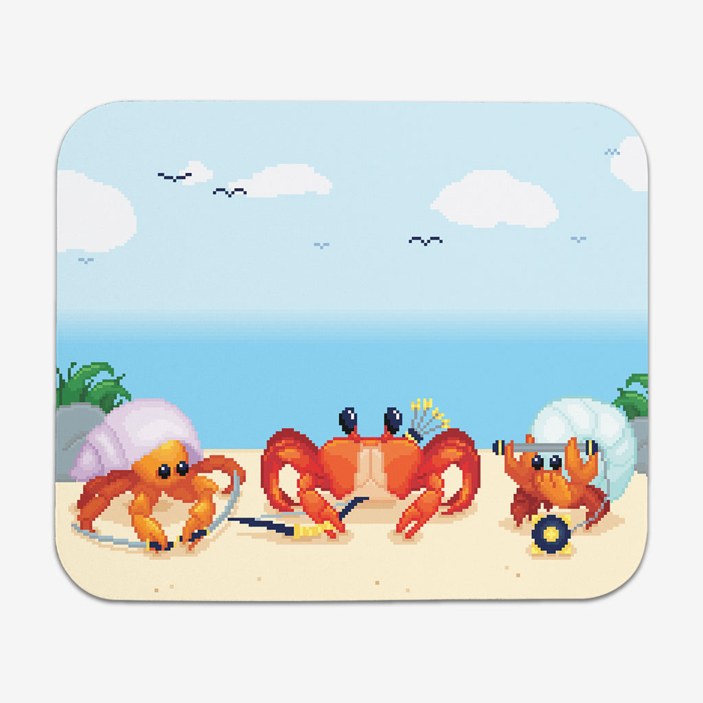Pixel Attack Crabs Mousepad - Inked Gaming - LL - Mockup