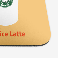 Pumpkin Dice Latte Mousepad - Inked Gaming - LL - Close-Up - 01
