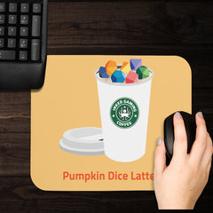 Pumpkin Dice Latte Mousepad - Inked Gaming - LL - Lifestyle - 01