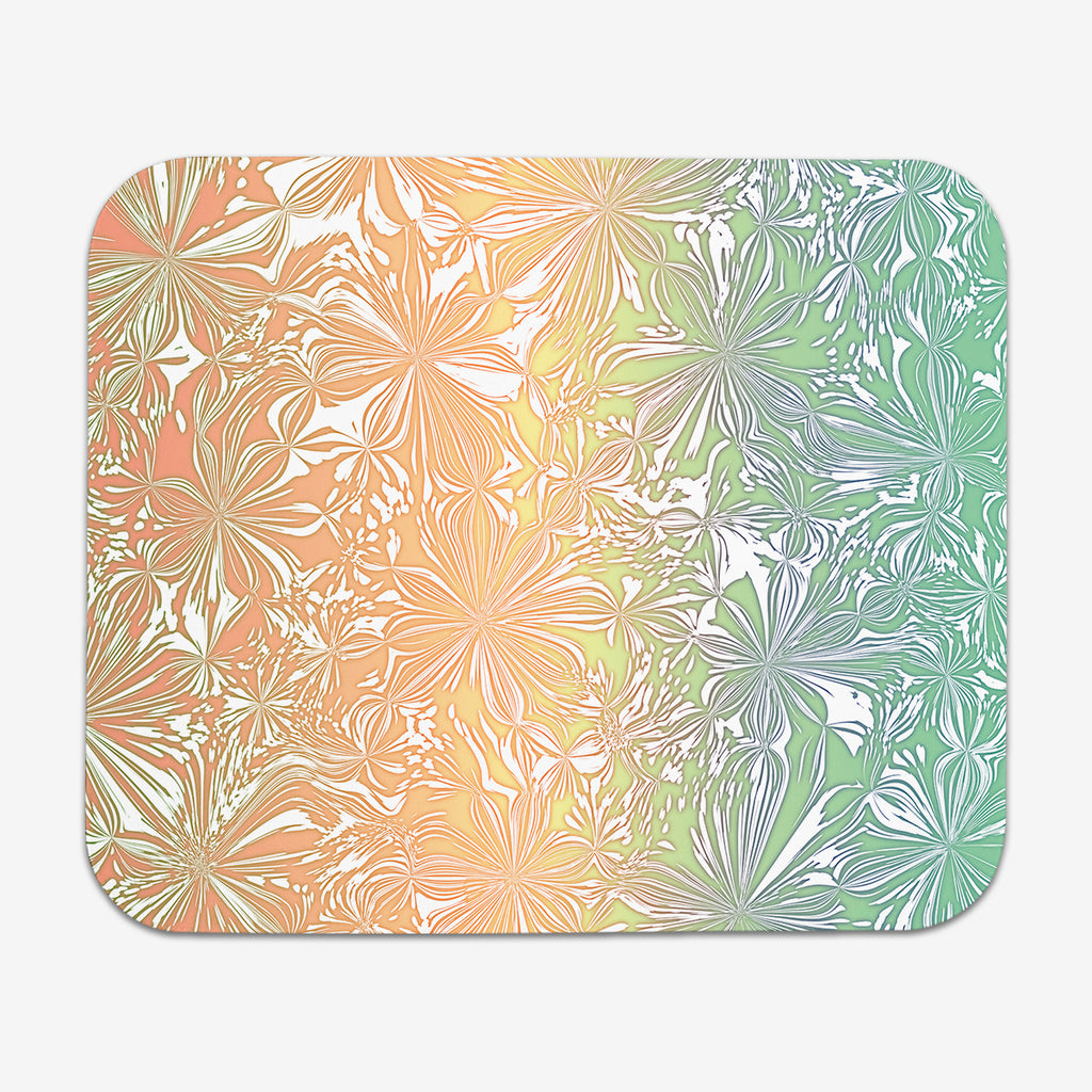 Rainbow Flowers Mousepad