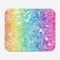 Rainbow Flowers Mousepad