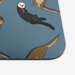 Salted Caramel Otters Mousepad