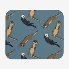 Salted Caramel Otters Mousepad