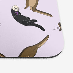 Salted Caramel Otters Mousepad