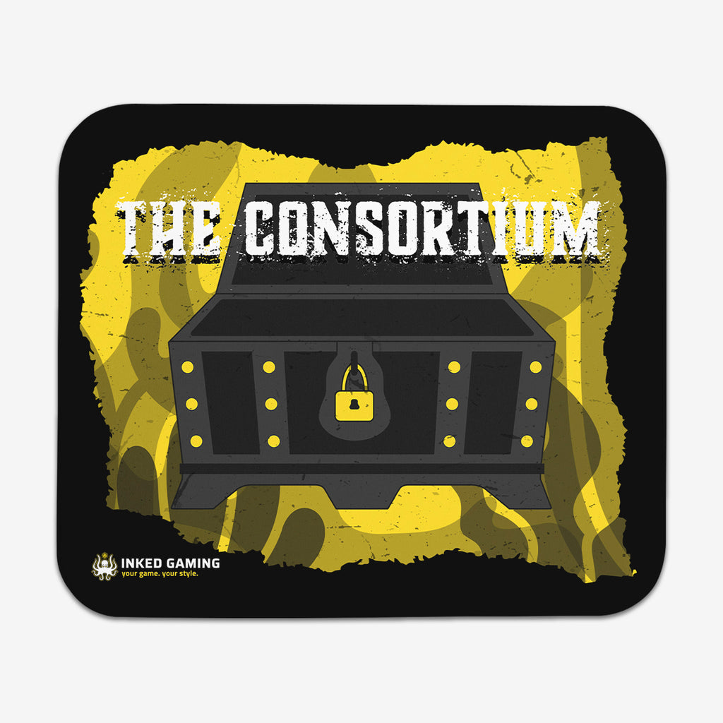 The Consortium Treasure Chest Mousepad - Inked Gaming - HD - Mockup