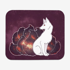 Galaxy Kitsune Mousepad - InvertSilhouette - Mockup