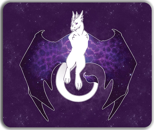 Galaxy Wyvern Mousepad - InvertSilhouette - Mockup