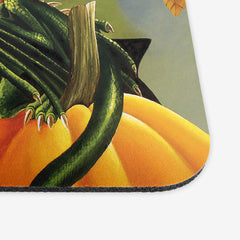 Pumpkin Dragon Mousepad - Kari-Ann Anderson - Corner