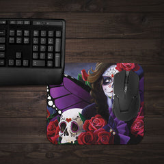 Sugar Skull Rose Garden Mousepad - Kari-Ann Anderson - Lifestyle